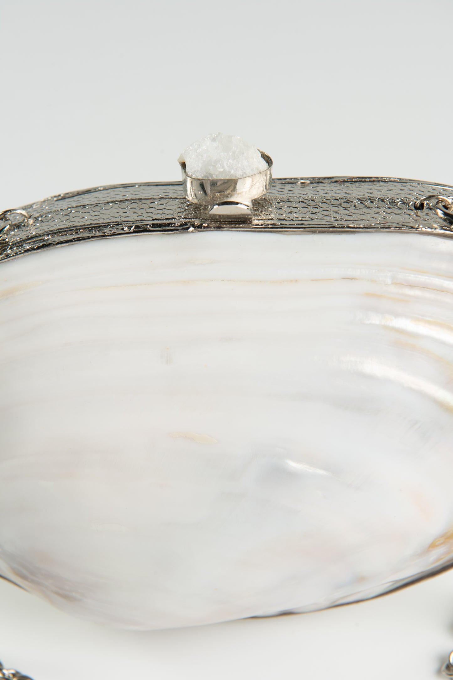 Clutch Mother of Shell Silver